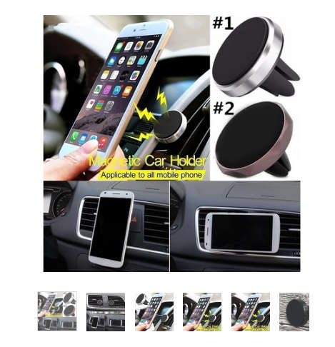 Free gift, only pay R50 shipping; Universal Magnetic Car Mobile Phone Holder Air Vent Mount Stand Fo