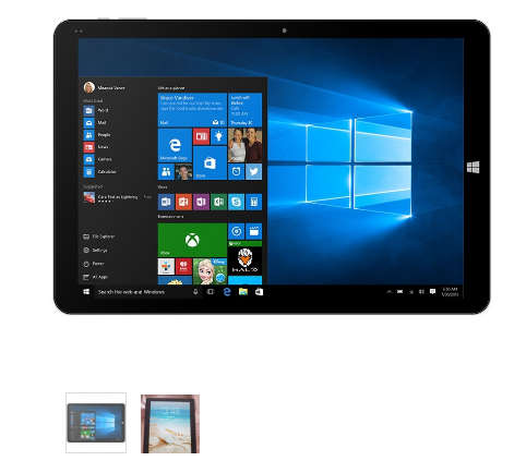 Chuwi Hi12 PRO 12" Inch Tablet PC Quad-Core Windows 10 64-bit Cherry Trail Android 5.1 4+64GB