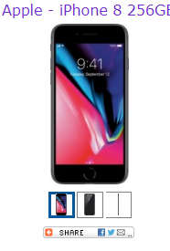 Apple - iPhone X 256GB - Silver