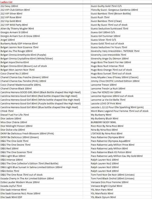 ANY 2 FRAGRANCES FOR R799