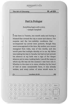 Latest Generation Kindle WHITE 3G with Wifi - 6inch