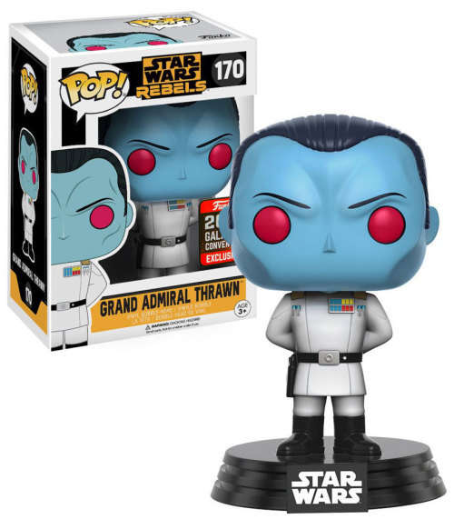 Star Wars Rebels GRAND ADMIRAL THRAWN Funko Pop #170 2017 Galactic Convention