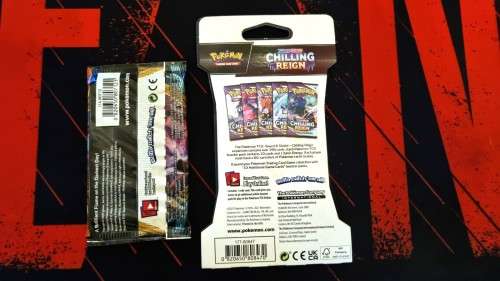 Pokemon Darkness Ablaze and Chilling Reign Booster Packs x2