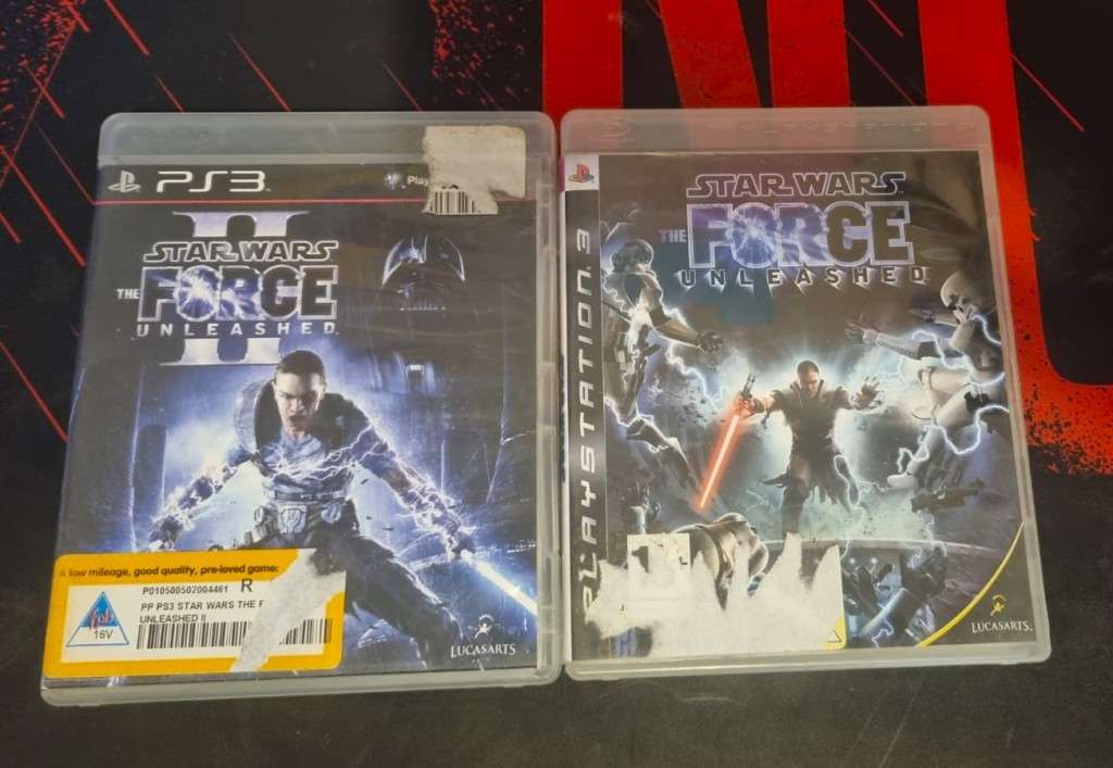 Star Wars the force unleashed 1 and 2 on PS3