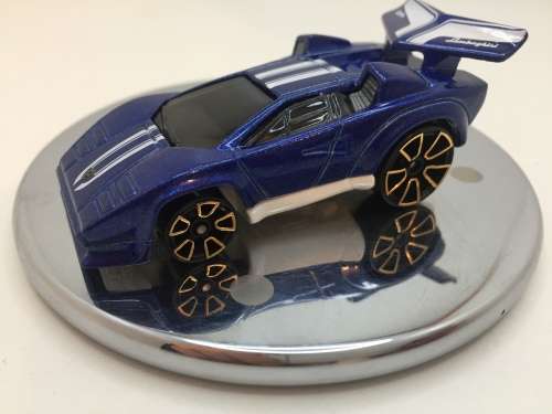 Hotwheels Lamborghini Countache Tooned - Blue - Loose / Uncarded - Excellent condition