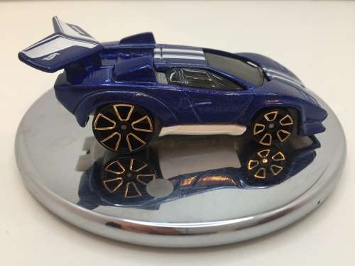 Hotwheels Lamborghini Countache Tooned - Blue - Loose / Uncarded - Excellent condition