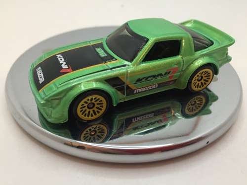 Hotwheels Mazda RX-7 -Green / Koni Livery - Loose / Un Carded - Excellent condition