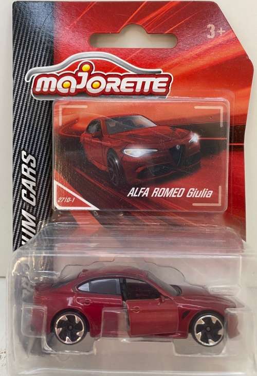 Majorette Alfa Romeo Giullia QV - Red - Carded - Perfect condition