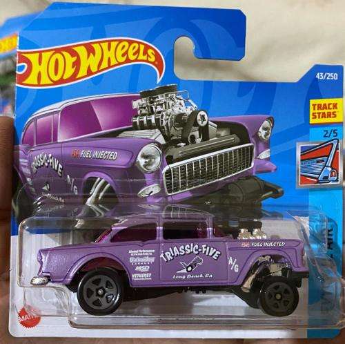 Hotwheels Chevy Bel Air Gasser - Purple - Carded - Excellent condition