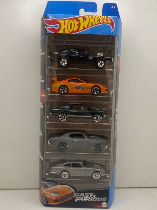 Hotwheels 5 Pack - Sealed - Fast & Furious with exclusive Toyota Supra