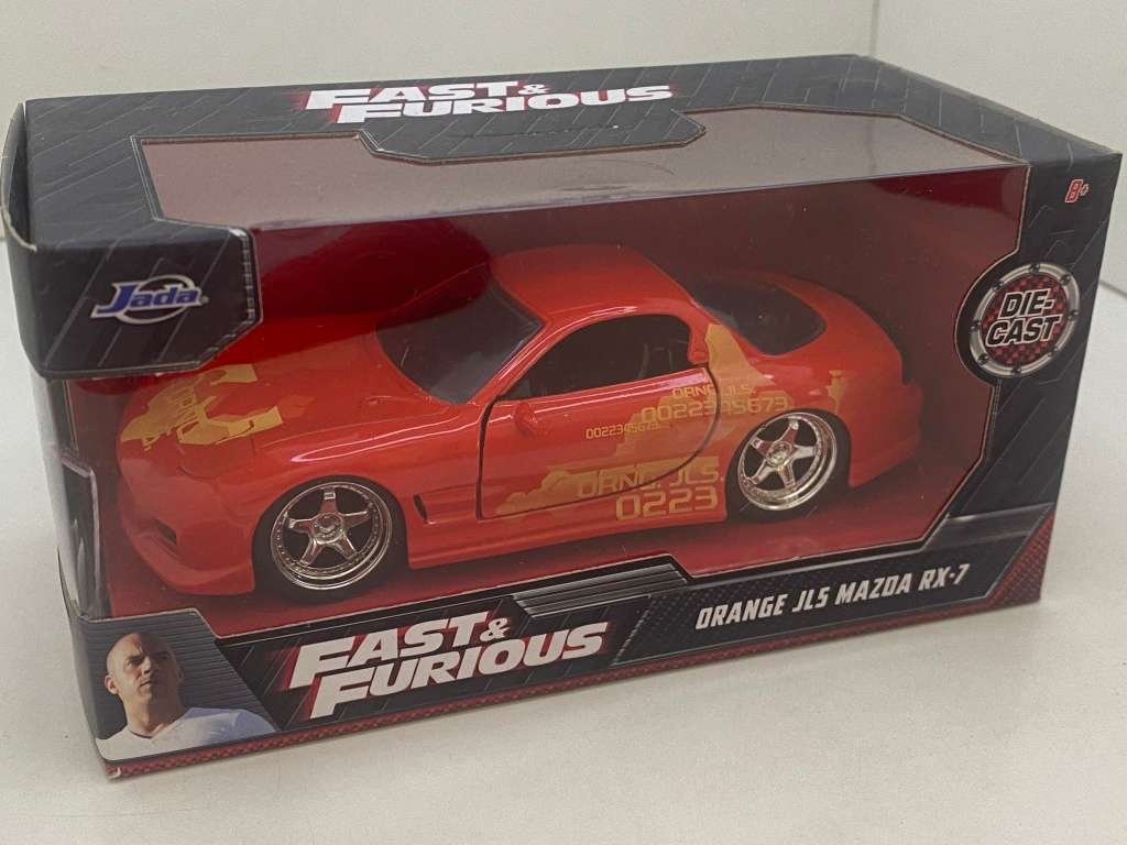 Orange JLS Mazda RX-7 - Jada Scla 1/32