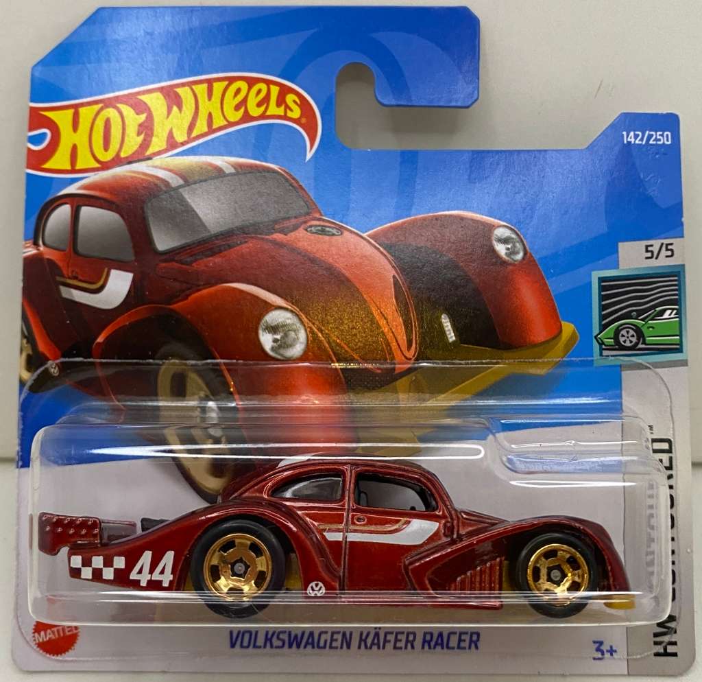 Matchbox Volkswagen KÄFER Racer - Red - Carded.