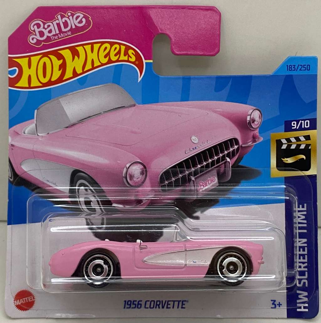 Hotwheels BARBIE 1956 Corvette - Pink - Carded
