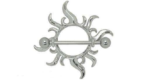 Tribal Sun Surgical Steel Nipple Shield