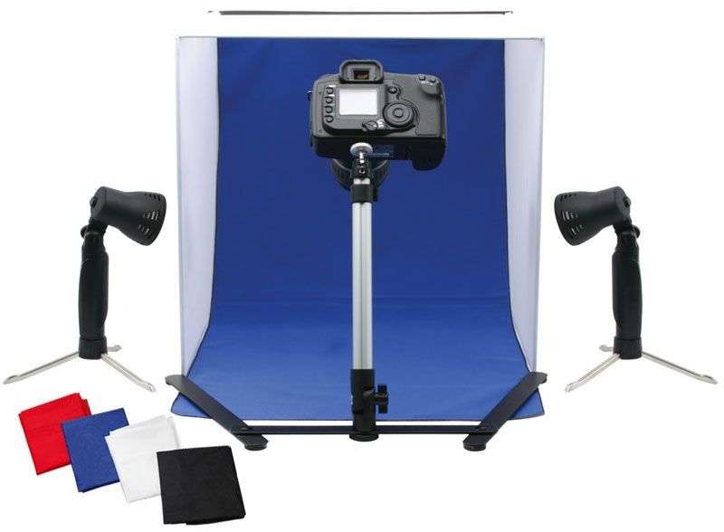 Complete 50cm Light Tent setup