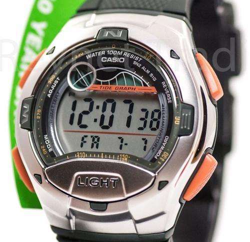 Casio Sport Watch - 10 Year battery , Tide Graph , Moon Phase Data , 100m Water Resistant
