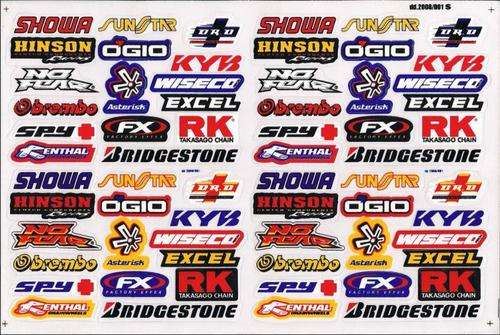 Dirt Bike , Quad Bike , Pit Bike etc.. Decal Stickers