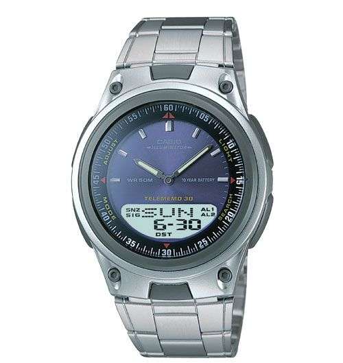 CASIO- 30 Page Databank , Auto-sort function , 29 times zones , 3 Daily Alarms