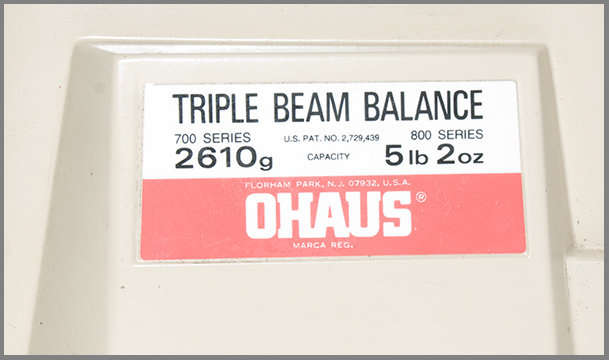 Vintage Ohaus triple beam balancing scale ** 100% complete and accurate **