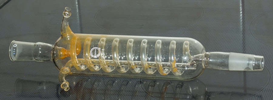 Vintage glass labarotory condensor