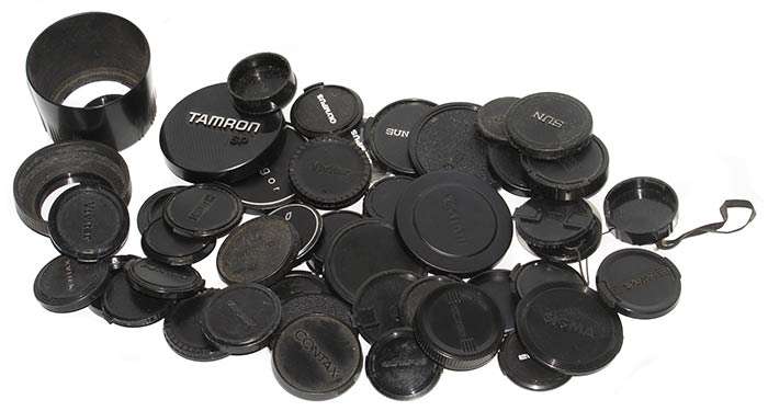 SPRING CLEANING **LENS AND MOUNT CAPS JOBLOT**