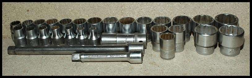 Gedore Vanadium Massive socket set !!