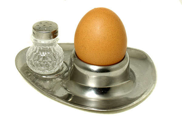 Stainless steel egg server set ** 10 sets available **