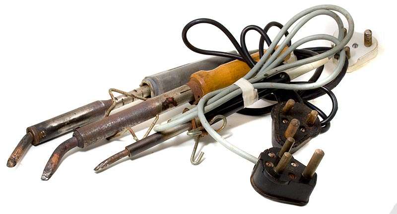 Collection of heavy duty soldering irons ** Tested and functional **