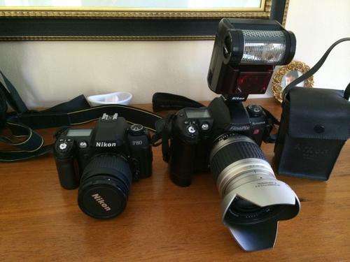 nikon f80 and fuji s2 pro