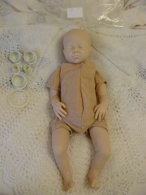 Clearance SALE R500 Reborn Unpainted Baby doll kit,Lexi