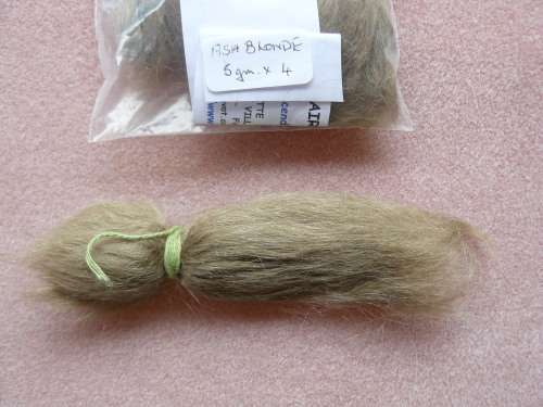 PROMOTION French Mohair for reborn dolls ash blonde