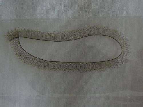 Eyelash strip 20cm blonde