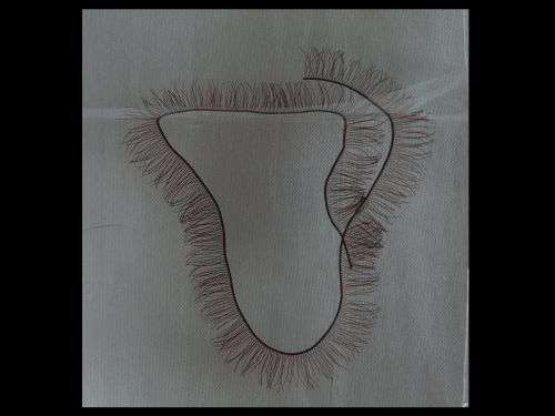 Reduced   Eyelash strip 20cm Brown