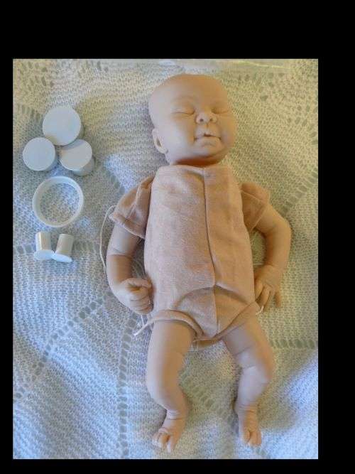 SALE+ free shipping!! Reborn unpainted Baby doll kit, Kaelin - Courier Available
