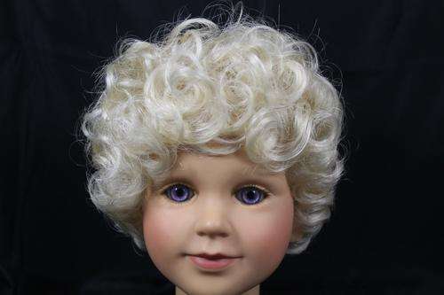 Wig for reborn Doll 14" head circumference