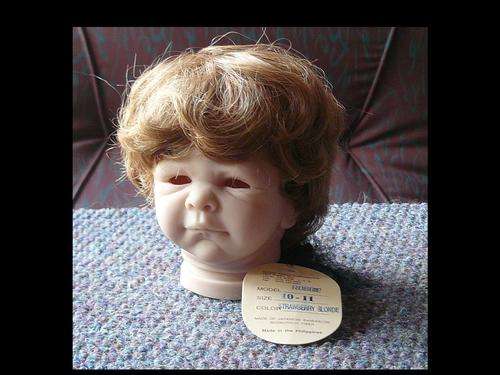 Robbie Wig for reborn Doll 10-11" head circumference
