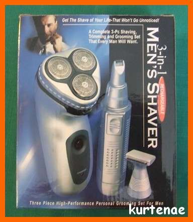 3-in-1 Rechargeable men's shaver