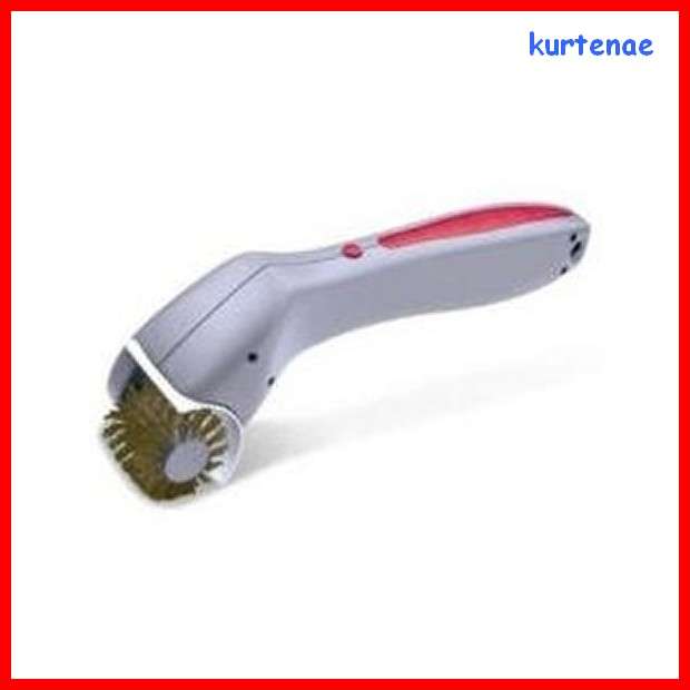 Motorized BBQ grill brush