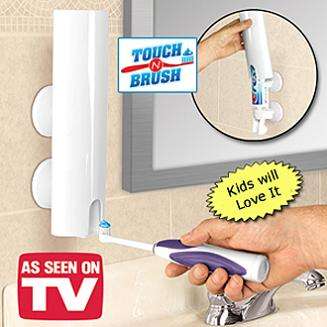 Toothpaste dispenser. No more mess!!!!!!!!!
