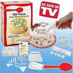 100 Piece cake decorating kit
