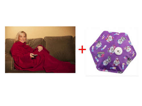 The ultimate winter combo. Buy a Snuggie and receive a electric warmer FREE!!!
