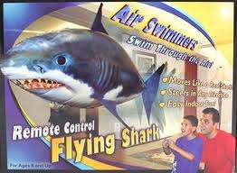 Air swimmer shark, hour of fun for the whole family.