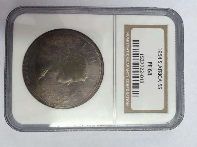 1954 5 SHILLING PF 64