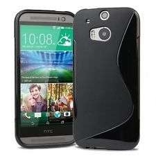 TPU Silicon Gel Back Case Cover For HTC One M7 + Screen Protector & touch pen