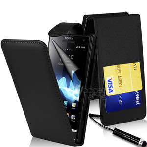 PU LEATHER CASE COVER POUCH FOR SAMSUNG GALAXY S4 I9500/I9505 +SCREEN GUARD+ STYLUS PEN