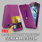 PU LEATHER CASE COVER FOR SAMSUNG GALAXY ACE 3 S7270 & SCP + MINI STYLUS