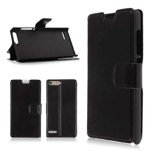 Flip Wallet Stand Case Cover For Huawei Ascend P7 Mini + FREE Stylus