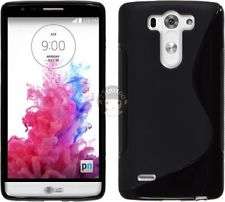 Black TPU Silicone Case Cover Back For LG G3 BEAT + STYLUS