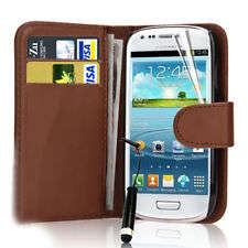 Flip Wallet Case Cover For Samsung Galaxy S3MINI I8190 + SP /Touch Pen