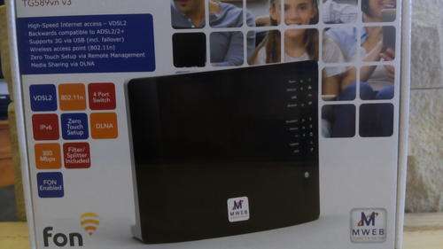 R100 Speed Services! Wireless-N VDSL MWEB Modem/Router